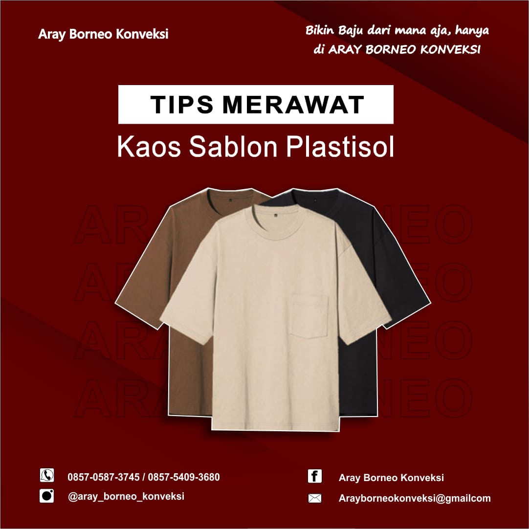 CARA MERAWAT KAOS SABLON