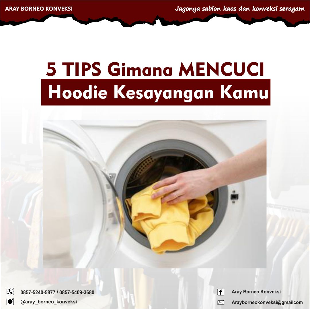 TIPS MEMCUCI JAKET HOODIE